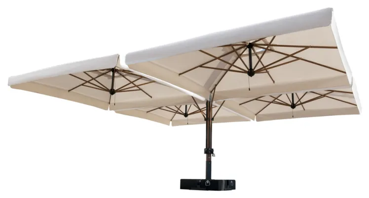 Sonnenschirm SCOLARO �Wood Poker 6x6� Stockschirm, Parasol